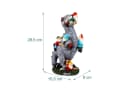 relaxdays Gartenfigur T-Rex frisst Gartenzwerge Bunt Bild 4