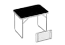 relaxdays Klappbarer Campingtisch Schwarz Bild 2