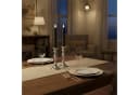 relaxdays LED-Stabkerzen 6er Set Schwarz Echtwachs Bild 1