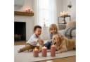 relaxdays LED-Kerze 3er Set Schwarz Flackernde Flamme Bild 3