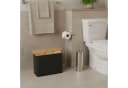 relaxdays Toiletten-Ersatzrollenhalter 12 Rollen Schwarz Bild 5