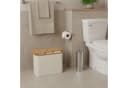 relaxdays Toiletten-Ersatzrollenhalter 12 Rollen Beige Bambus Bild 5