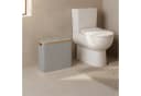 relaxdays Toiletten-Ersatzrollenhalter 12 Rollen Grau Bild 1