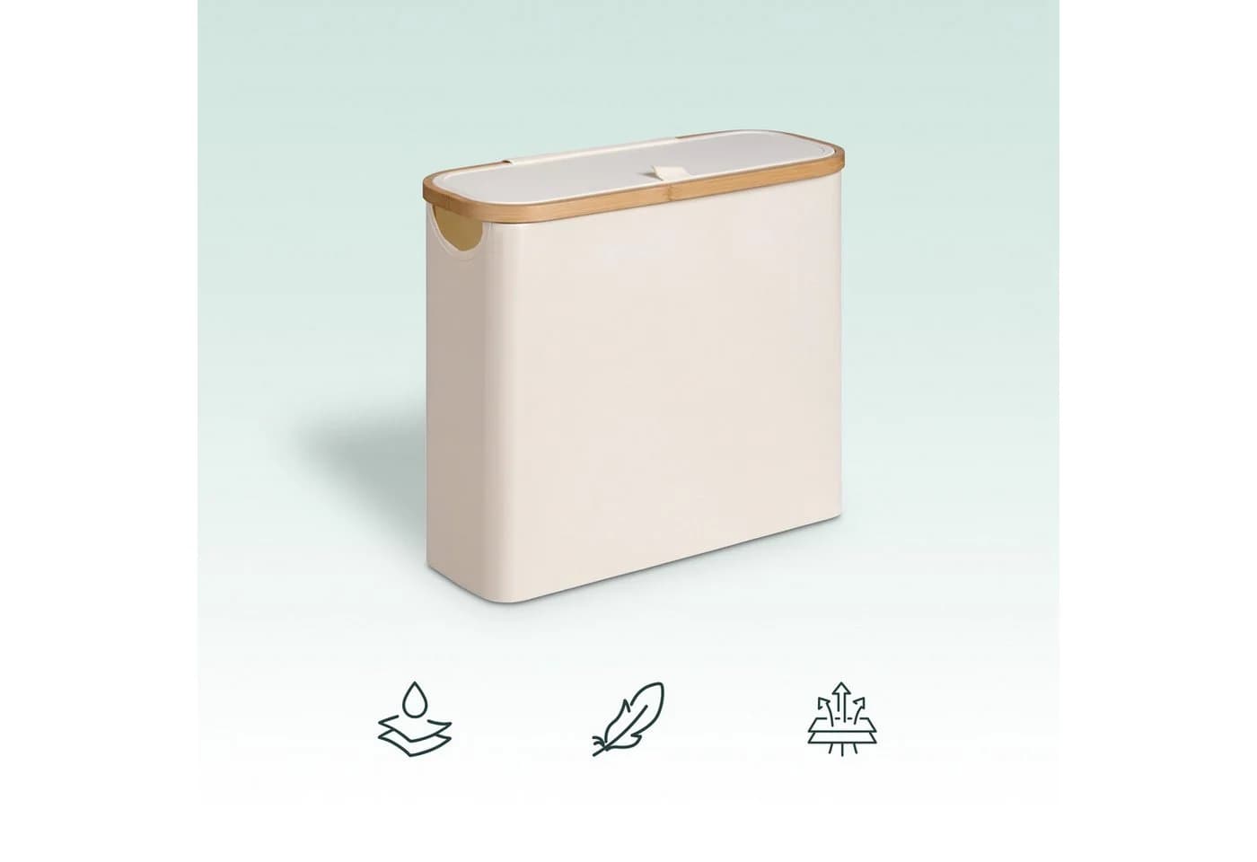 relaxdays Toiletten-Ersatzrollenhalter Toilettenpapier Aufbewahrung 12 Rollen Beige - Bild 3
