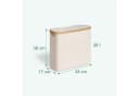 relaxdays Toiletten-Ersatzrollenhalter Toilettenpapier Aufbewahrung 12 Rollen Beige Bild 4