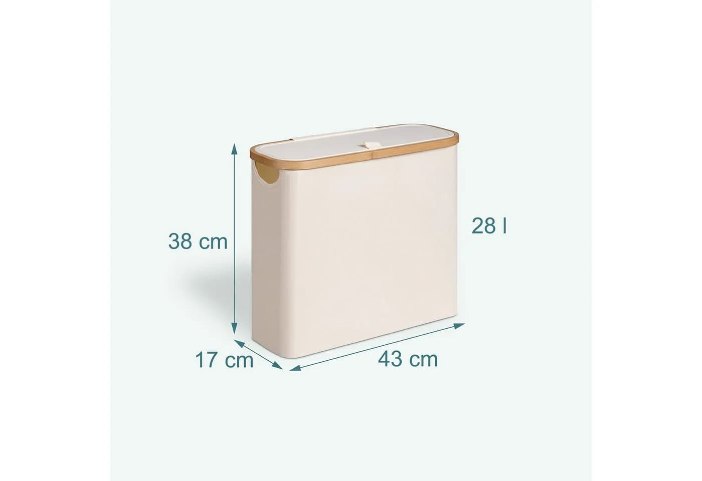 relaxdays Toiletten-Ersatzrollenhalter Toilettenpapier Aufbewahrung 12 Rollen Beige - Bild 4