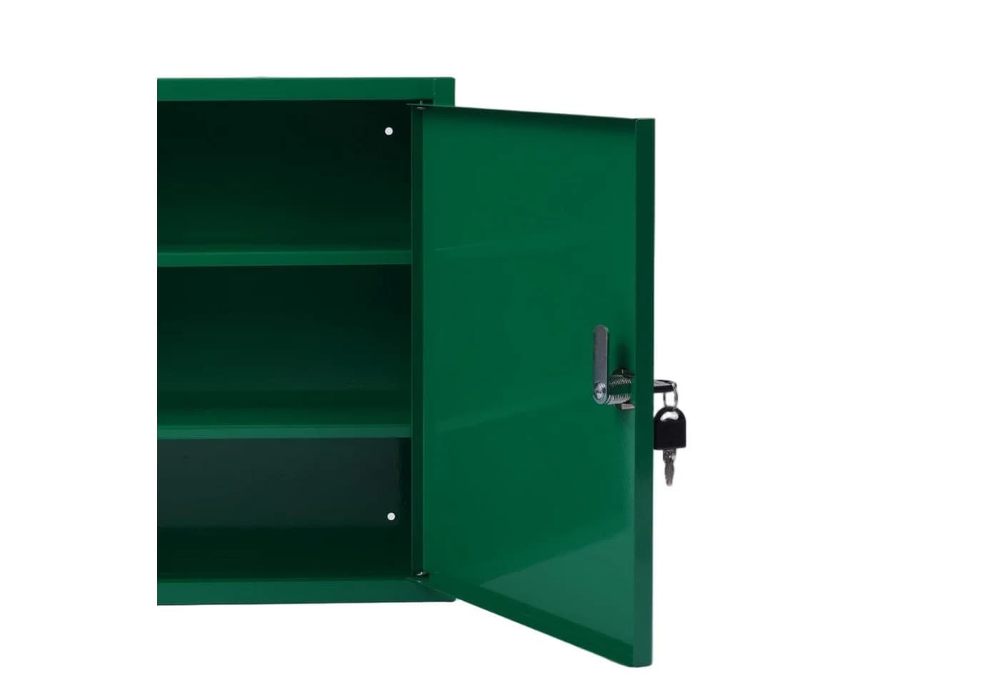 relaxdays Medizinschrank Abschließbarer Medizinschrank mit Kreuz Grün - Bild 5