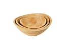 relaxdays Salatschüssel Bambus Oval Natur Bild 5
