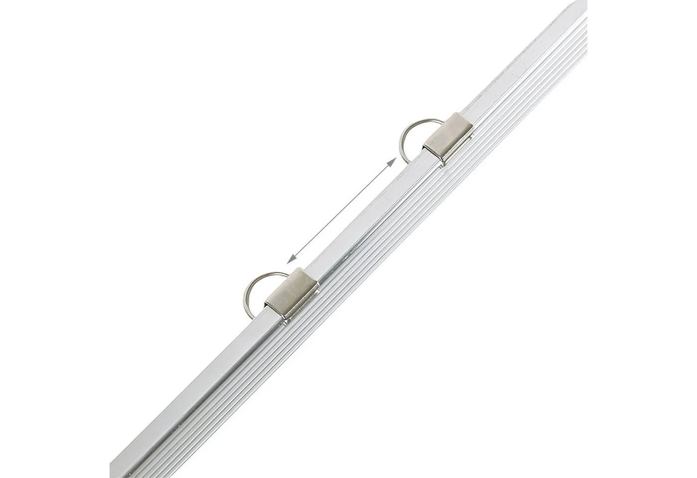 relaxdays Memoboard Whiteboard Weiß Silber Magnetisch mit Zubehör - Bild 5
