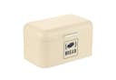 relaxdays Brotkasten Retro mit Deckel & Griff, Eisen, Beige Bild 2