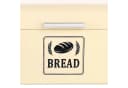 relaxdays Brotkasten Retro mit Deckel & Griff, Eisen, Beige Bild 5