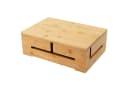 relaxdays Kabelbox Bambus mit Magnetdeckel, natur Bild 2