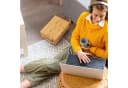 relaxdays Kabelbox Bambus mit Magnetdeckel, natur Bild 3