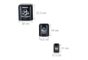 relaxdays Vorratsdose 3er Set Stahl Schwarz Bild 4