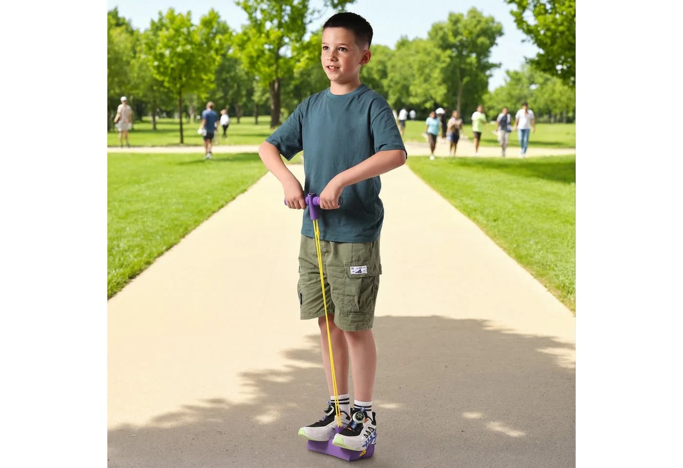 relaxdays Pogo Jumper für Kinder, lila