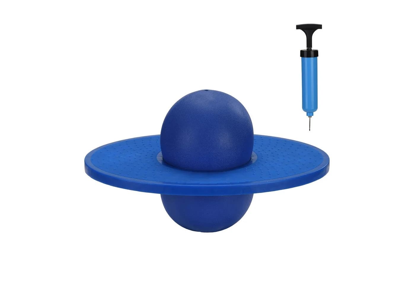 relaxdays Pogo Ball für Kinder bis 100 kg, blau - Bild 2