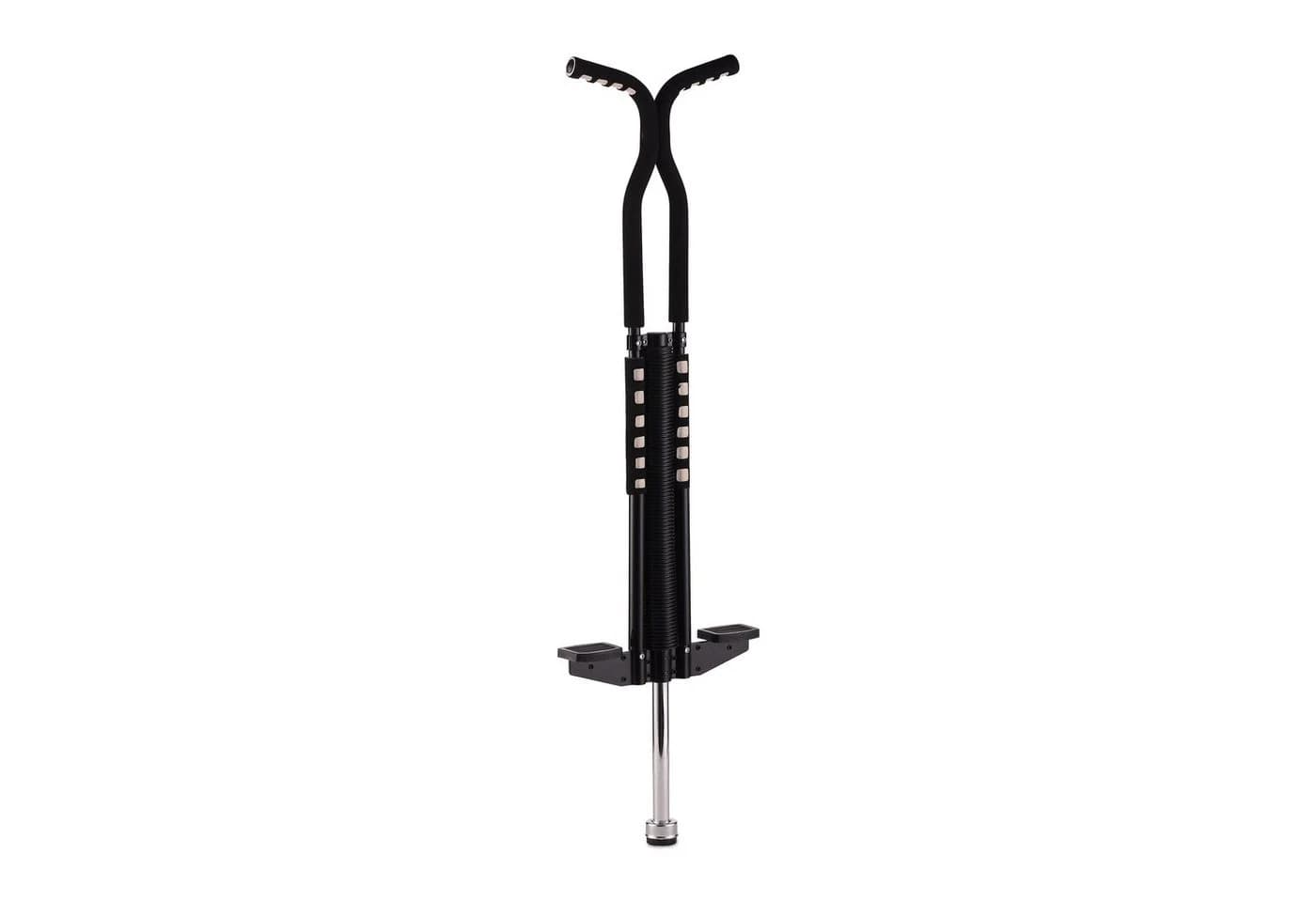 relaxdays Pogo Stick für Kinder bis 60 kg Schwarz Silber - Bild 2