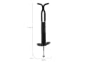 relaxdays Pogo Stick für Kinder bis 60 kg Schwarz Silber Bild 4