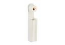 Moderner Toilettenpapierhalter aus Bambus und Metall Bild 2