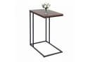 relaxdays Beistelltisch C-Form Industrial-Schwarz Bild 2