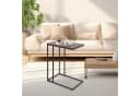 relaxdays Beistelltisch C-Form Industrial-Schwarz Bild 5