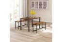 RELAXDAYS Essbank Sitzbank 2er Set Industrial Dunkelbraun Bild 1