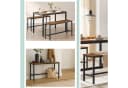 RELAXDAYS Essbank Sitzbank 2er Set Industrial Dunkelbraun Bild 3