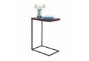 relaxdays Beistelltisch C-Form Industrial-Schwarz Bild 2