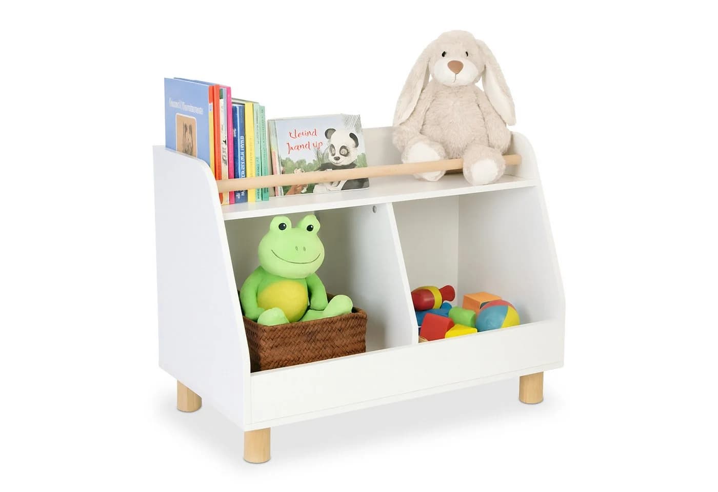 RELAXDAYS Kinderregal klein für Spielzeug weiß - Bild 2
