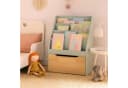 relaxdays Bücherregal Kinder mit Spielzeugkiste Mint Bild 3