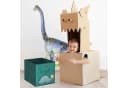 RELAXDAYS Faltbox Kinder Aufbewahrungsboxen 3er Set Bunt Tier-Motive Bild 3