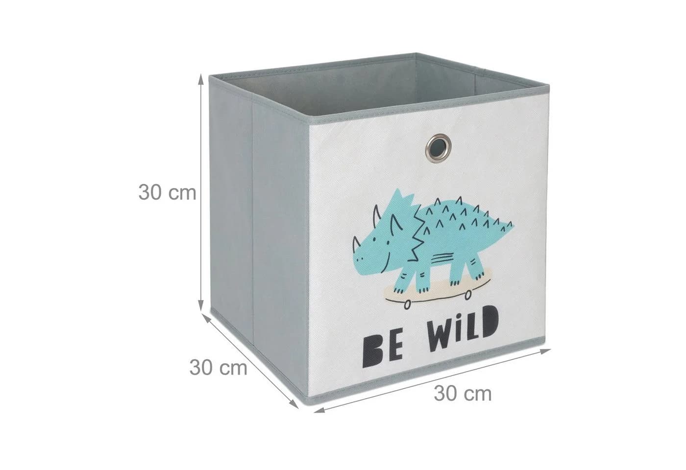 RELAXDAYS Faltbox Kinder Aufbewahrungsboxen 3er Set Bunt Tier-Motive - Bild 4