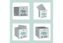 RELAXDAYS Faltbox Kinder Aufbewahrungsboxen 3er Set Bunt Tier-Motive Bild 5