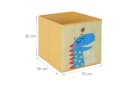 relaxdays Faltbox Kinder Aufbewahrungsboxen 4er Set Bunt Bild 4