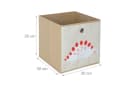 relaxdays Faltbox Kinder Aufbewahrungsboxen im 4er Set Bunt Bild 4