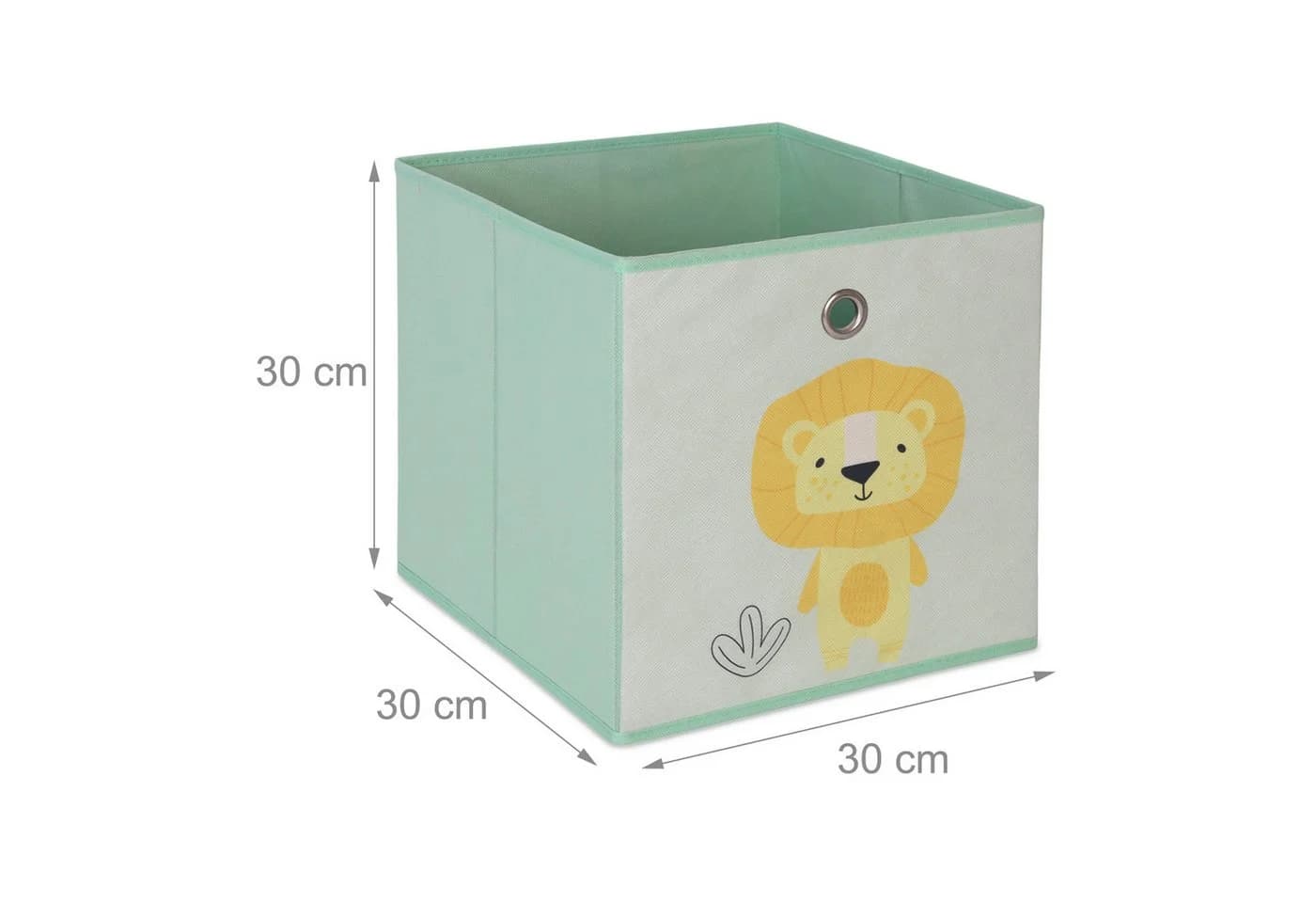 relaxdays Faltbox Kinder Aufbewahrungsboxen 4er Set Bunt - Bild 4