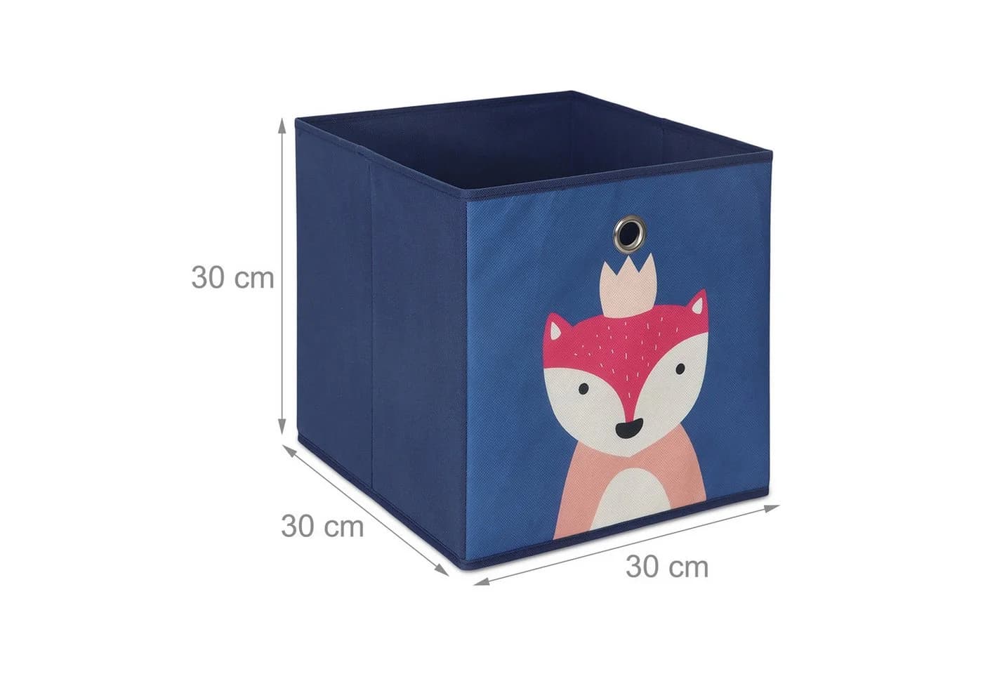 relaxdays Faltbox Kinder Aufbewahrungsboxen 4er Set Bunt - Bild 4