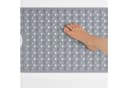 relaxdays Duschmatte Badewannenmatte XXL Grau Rutschfest PVC Bild 3