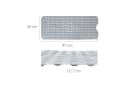 relaxdays Duschmatte Badewannenmatte XXL Grau Rutschfest PVC Bild 4
