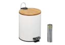 relaxdays Kosmetikeimer 5 Liter mit Trittpedal und Softclose Bild 2