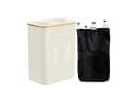 relaxdays Flaschensammler Pfandflaschen Sammelbehälter 160l Beige Bild 2