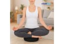 relaxdays Yogakissen Meditationskissen Yoga schwarz Bild 1