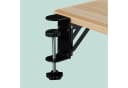 relaxdays Schreibtischverlängerung zum Anklemmen, Holzoptik Braun/Schwarz Bild 5