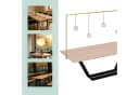 relaxdays Tischbogen Klemmhalter Gold Ausziehbar Bild 3