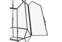 relaxdays Geometrisches Pflanzenterrarium aus Glas, schwarz Bild 5