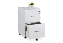 relaxdays Rollcontainer mit Hängeregister Weiß Bild 2