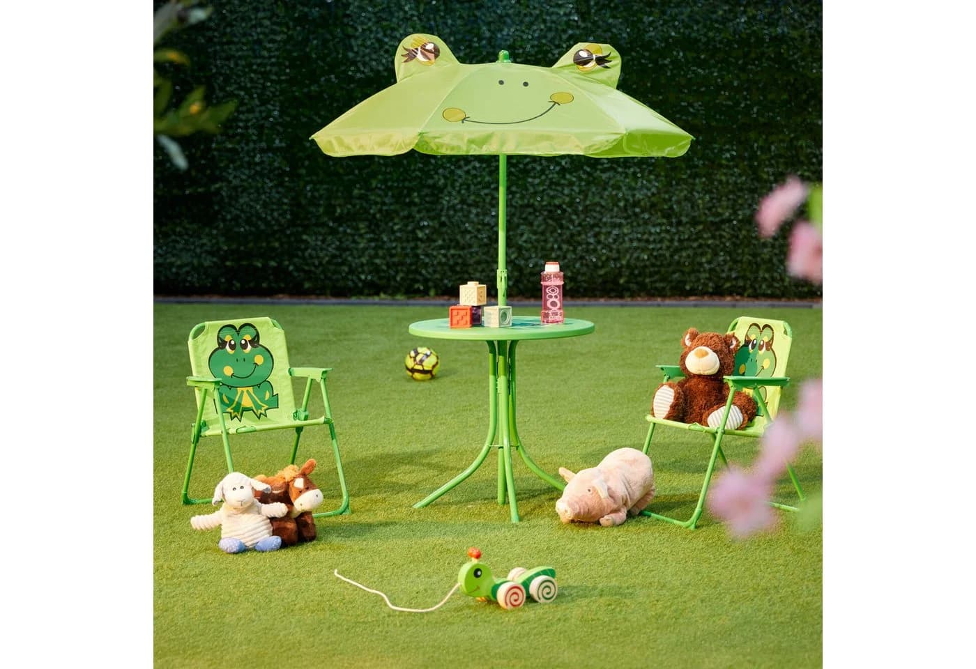 relaxdays Kinder Klappstuhl Frosch Motiv Campingstuhl - Bild 3