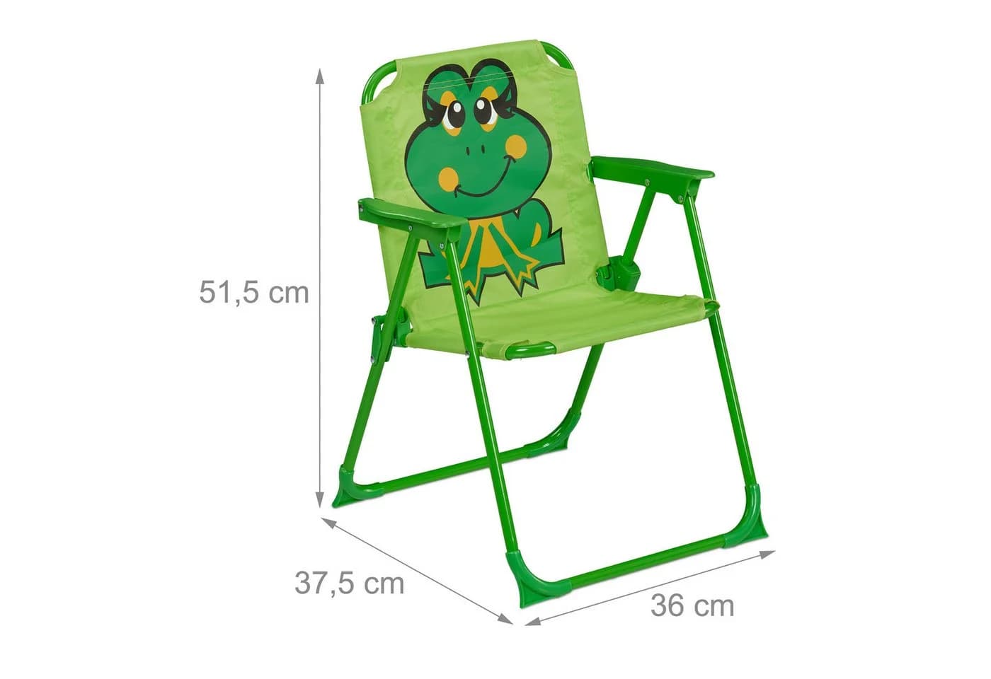 relaxdays Kinder Klappstuhl Frosch Motiv Campingstuhl - Bild 4