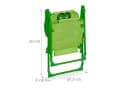 relaxdays Kinder Klappstuhl Frosch Motiv Campingstuhl Bild 5