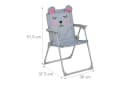 relaxdays Kinder Klappstuhl Maus Motiv Camping Garten Bild 4